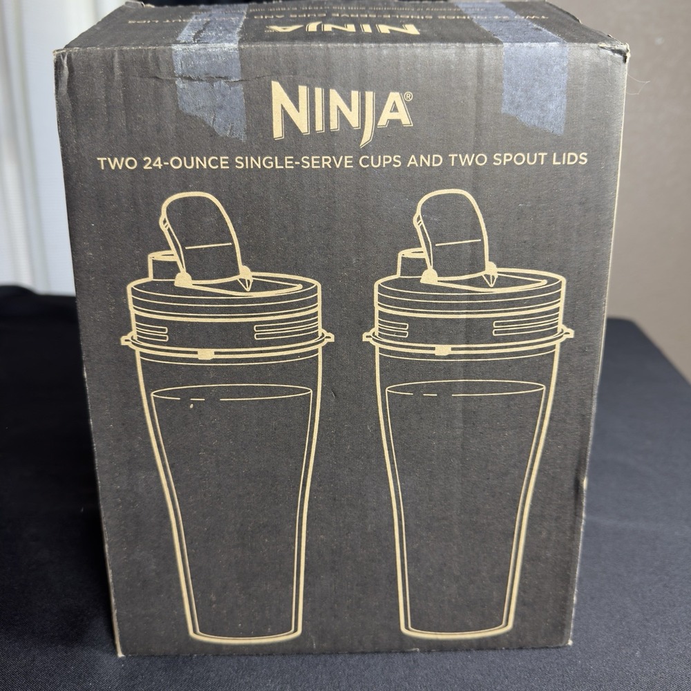Replacement 24oz Nutri Ninja Blender Cup with Sip & Seal Lid NIB